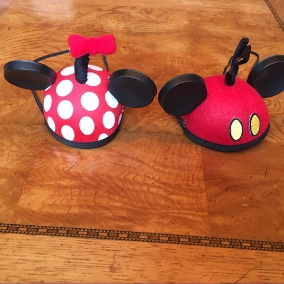 ? Minnie n Mickie Hair Pin Hat w Tiny Strap! main image 5